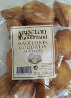 Madeleines coquilles aux œufs
