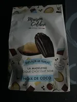 La madeleine coque chocolat noir Noix de coco
