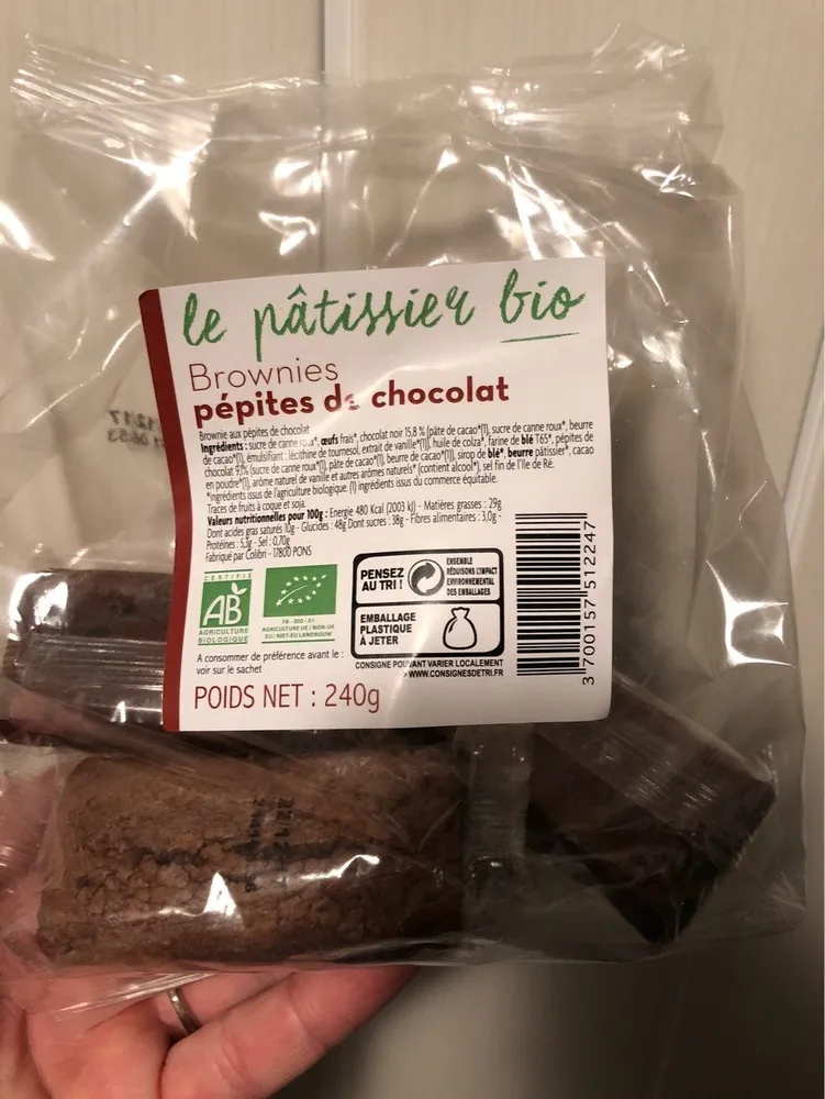 Brownies pepites de chocolat