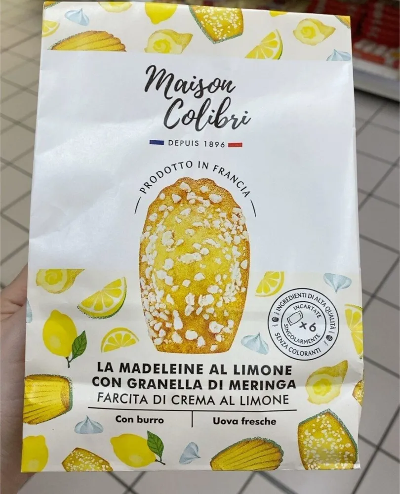Madeleine al limone