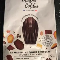 La madeleine coque chocolat noir
