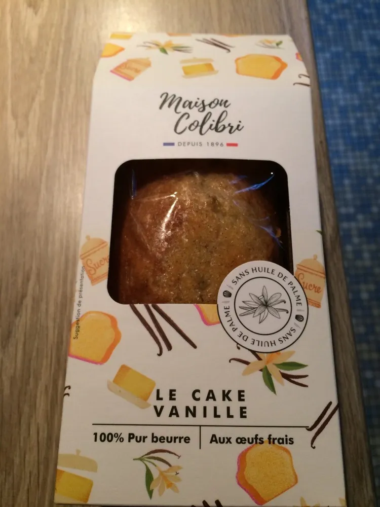 Le cake vanille