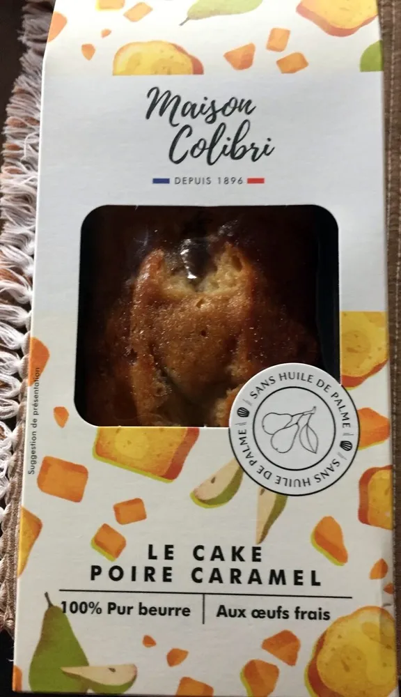 Cake à la poire et au caramel