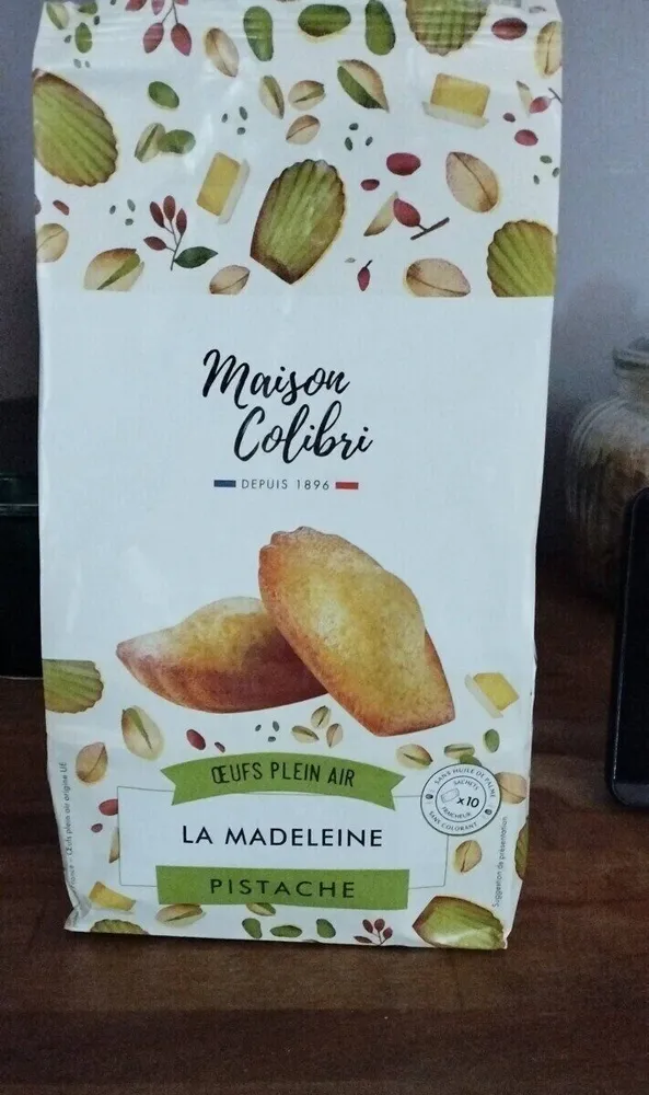 La madeleine pistache