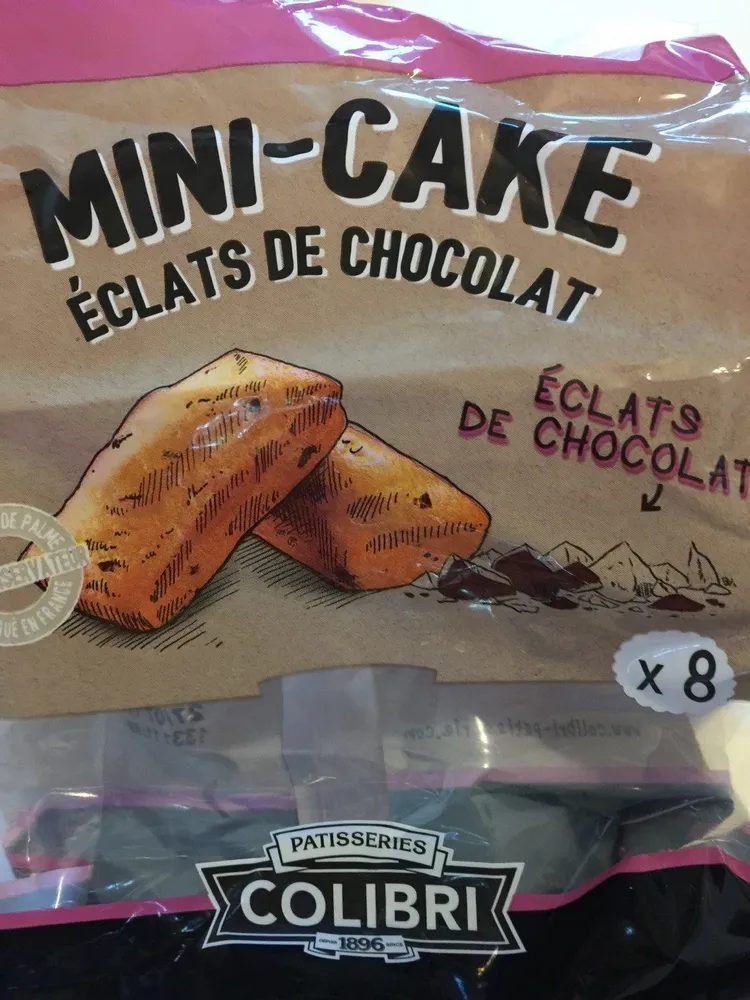 Mini-cake éclats de chocolat