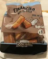 Financier Noix de Coco X 8