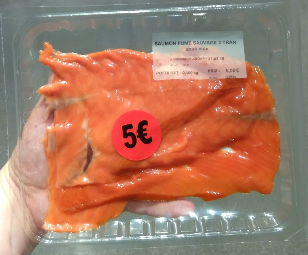 2 Tranches de Saumon Fumé Sauvage