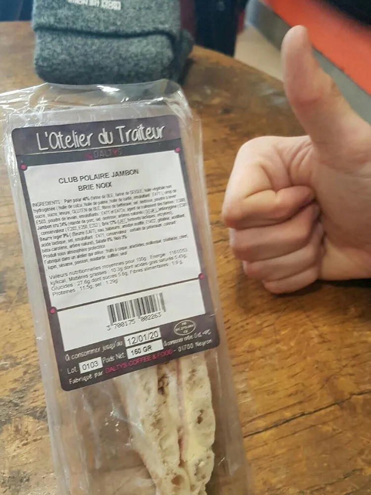 Club polaire jambon brie noix