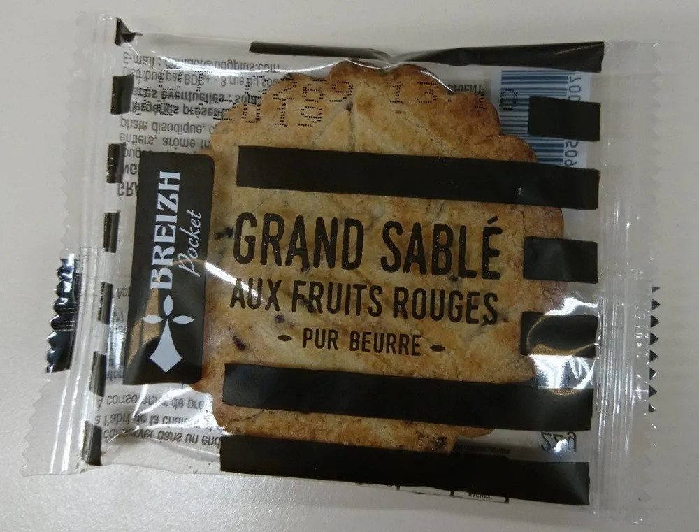 Grand sablé aux fruits rouges