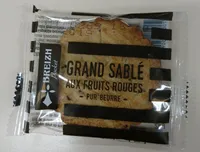 Grand sablé aux fruits rouges
