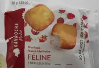 Moelleux fourré à la fraise Féline