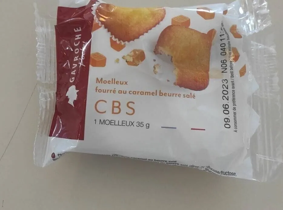 moelleux fourré au caramel beurre salé