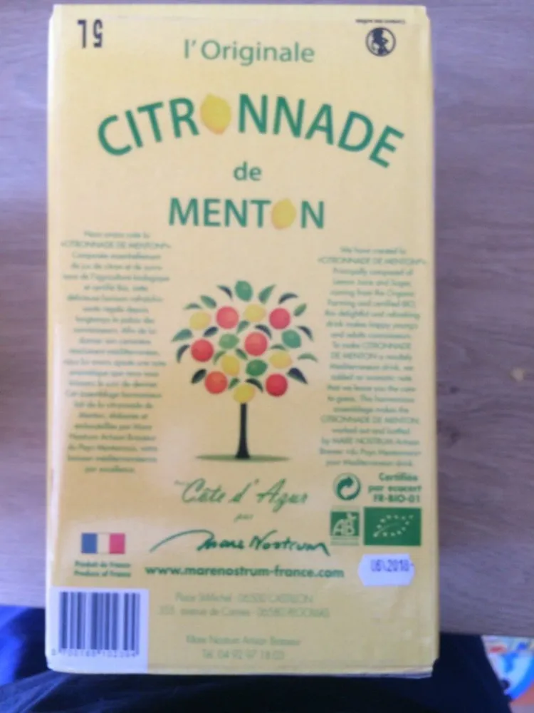 Citronnade de menton