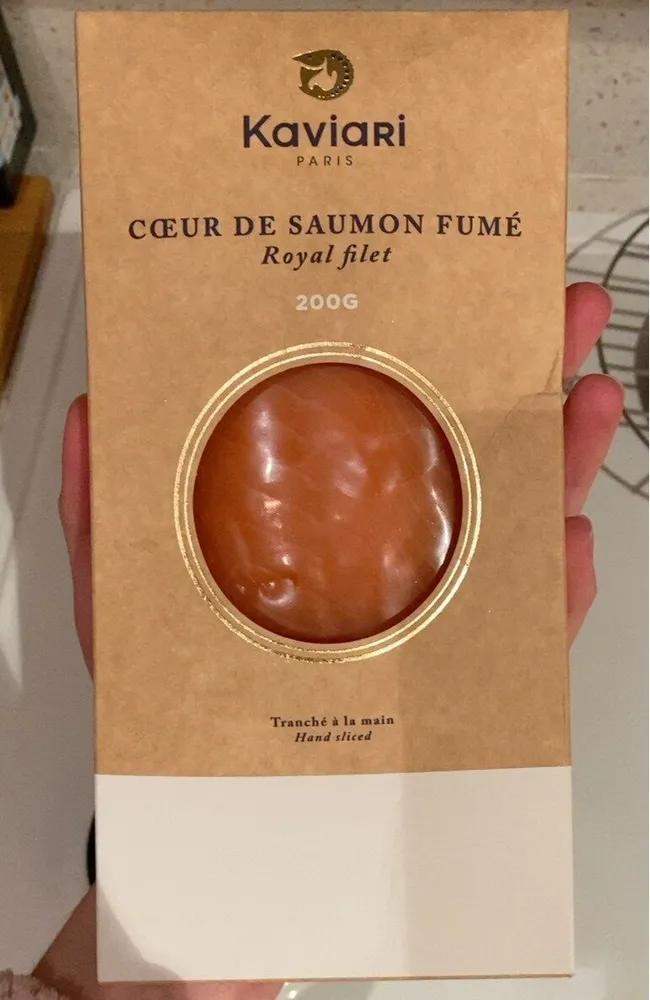 Coeur de saumon fumé
