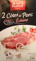 2 Côtes de porc échine