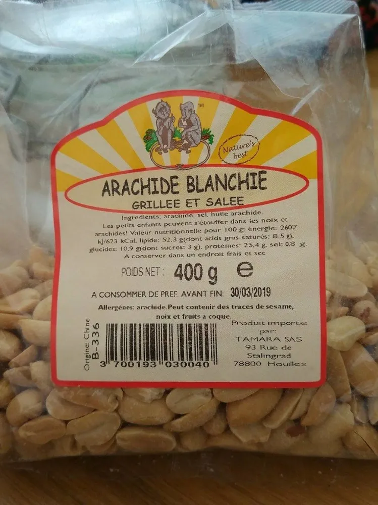 Arachide blanchie
