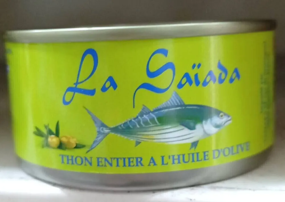 THON ENTIER A L'HUILE D'OLIVE