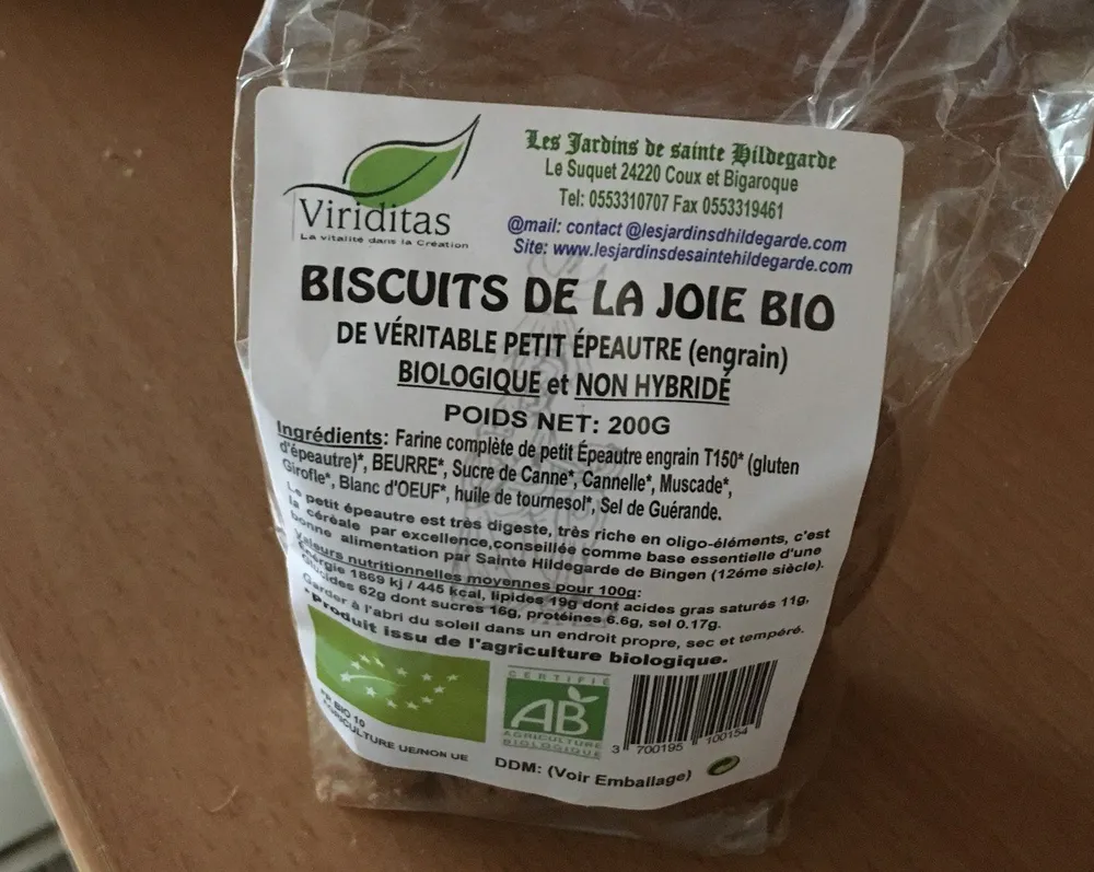 Biscuits de la Joie Bio