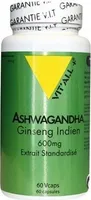 Ashwagandha 600MG - 60 Végicaps - Vitall+