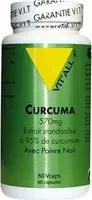 Curcuma + Poivre Noir - 60 Capsules - Vitall+