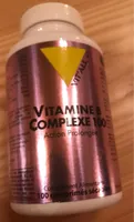 Vitamine B Complexe 100 - 100 Comprimés - Vitall+