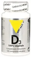 Vitamine D3 Végétale 20 µG - 100 Comprimés
