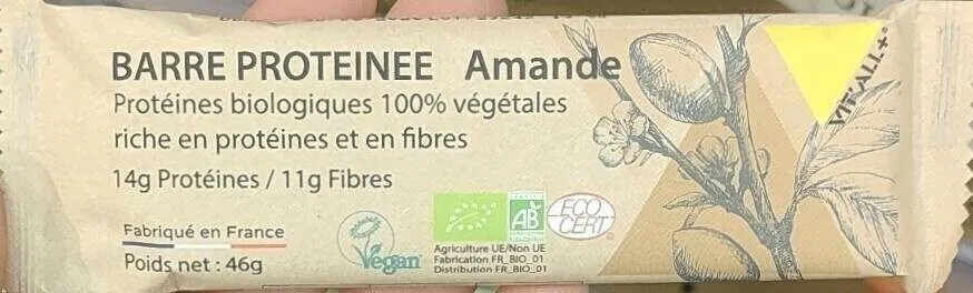 Barre protéinée Amande