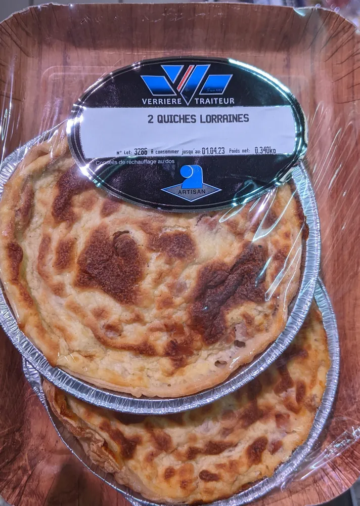 2 quiches lorraines