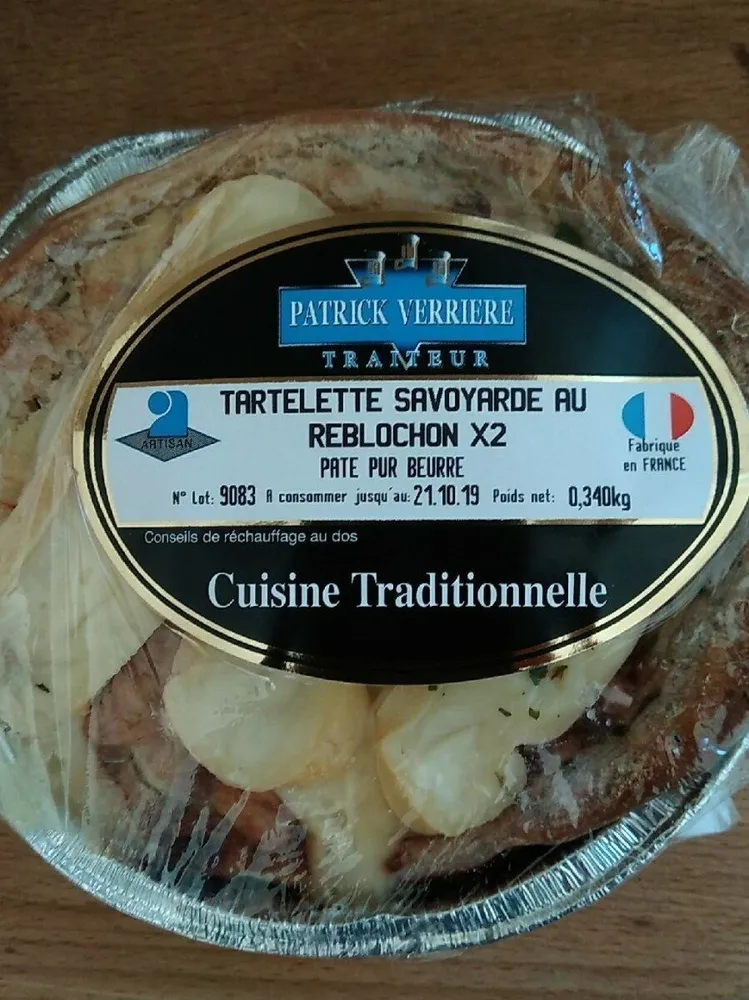 Tartelette savoyarde au reblochon
