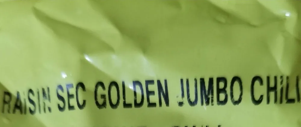 Raisin sec Goldeneye jumbo chili