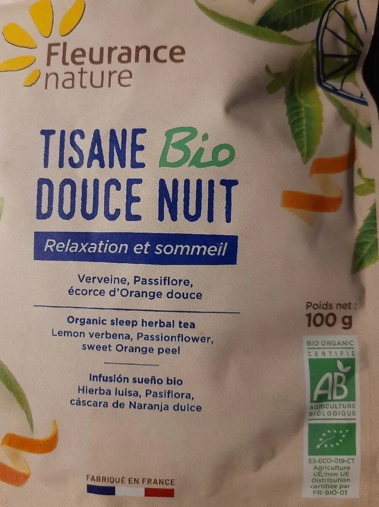 Tisane bio douce nuit