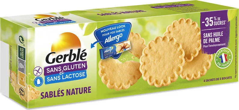 Sablé Nature Sans Gluten & Lactose