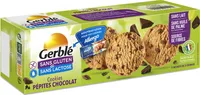 Gerble - Gluten Free and Lactose Free Chocolate Chip Cookies, 150g (5.3oz)