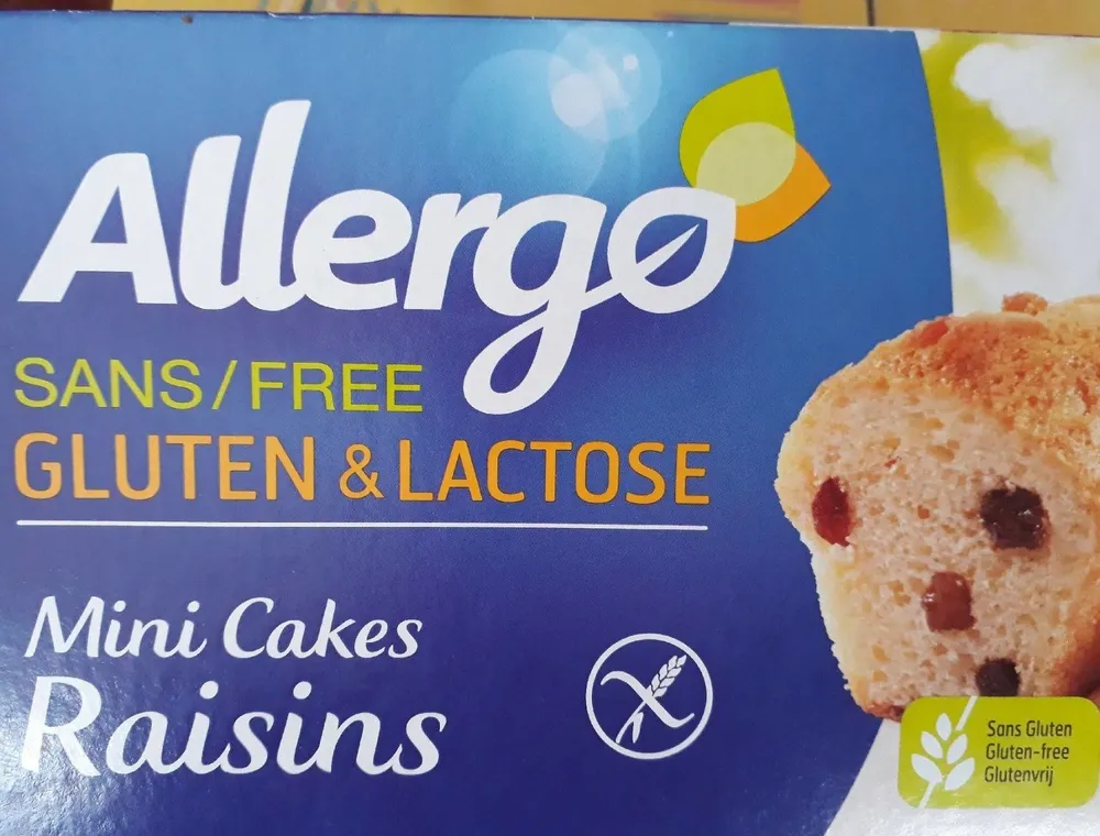 Mini cakes raisins
