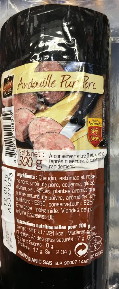 Andouille pur porc