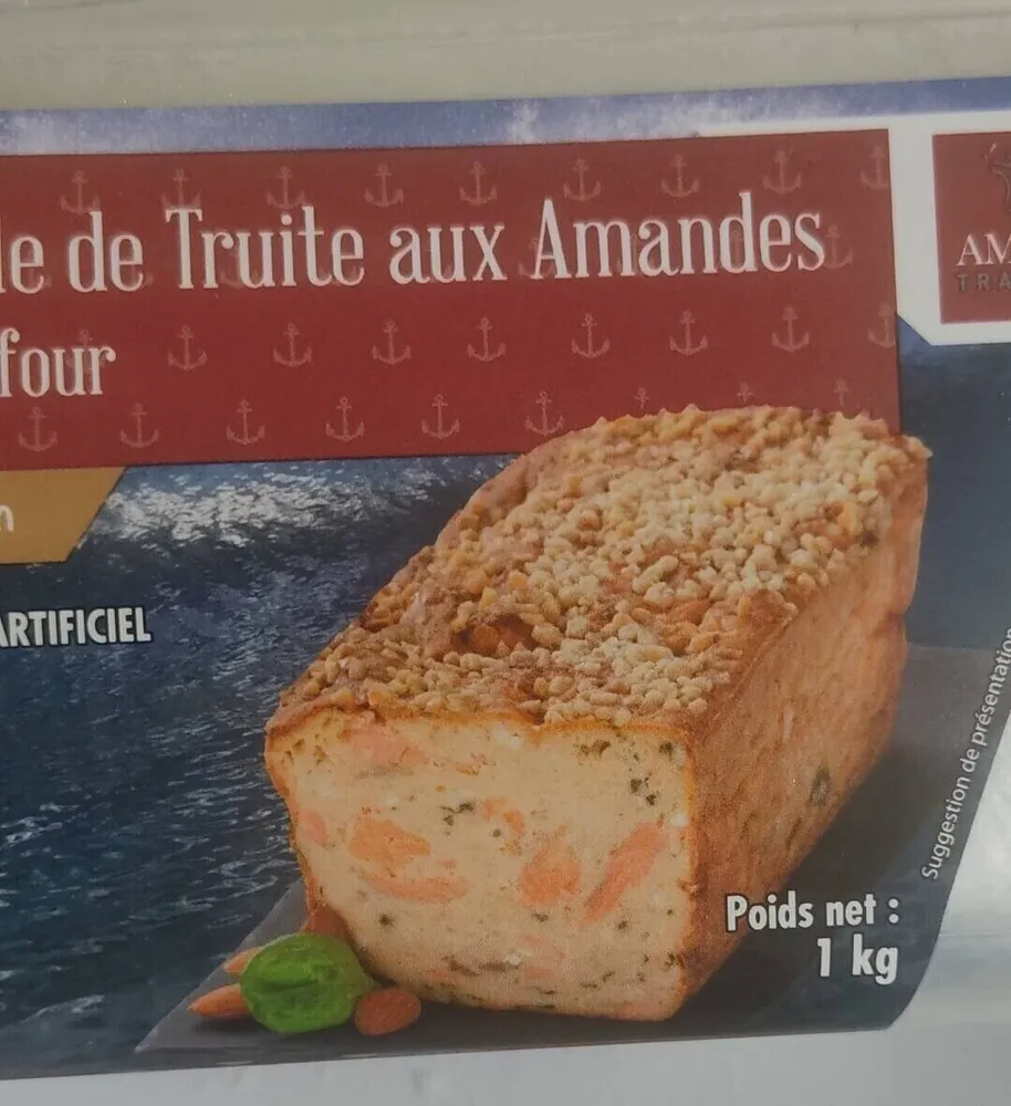 Crumble de truite aux amandes