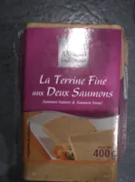 Terrine fine aux deux saumons nature et fumé