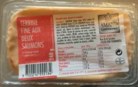 Terrine fine aux deux saumons
