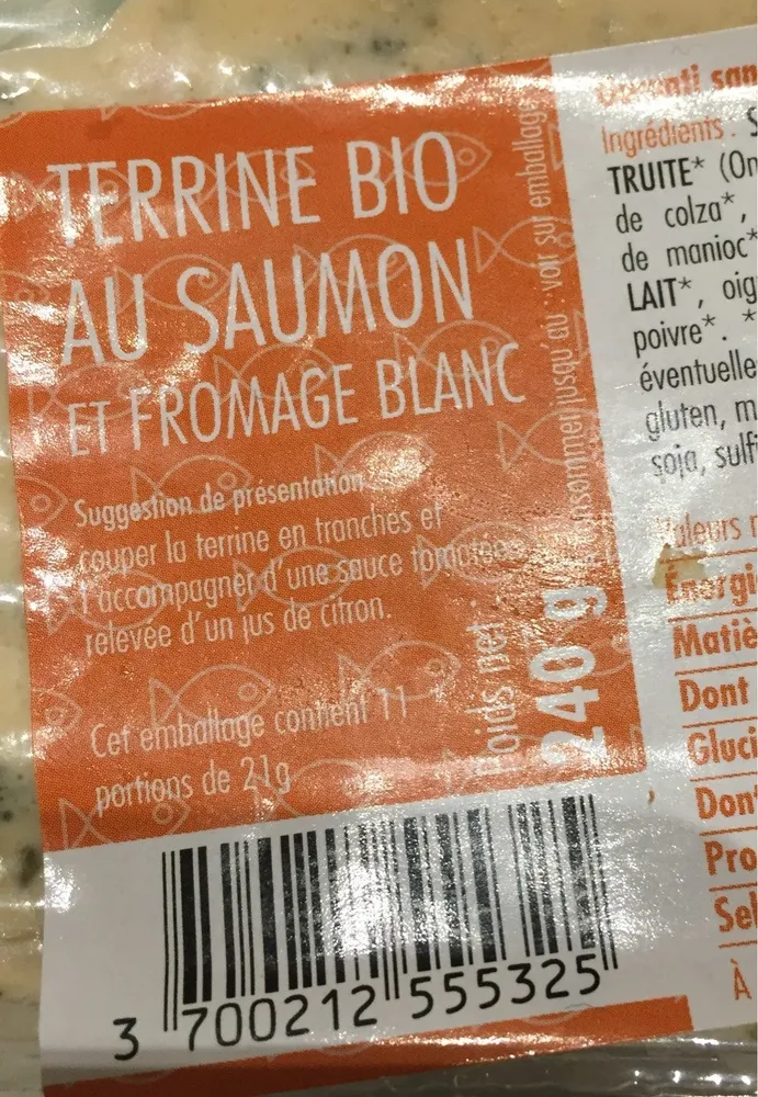 Terrine Bio au Saumon