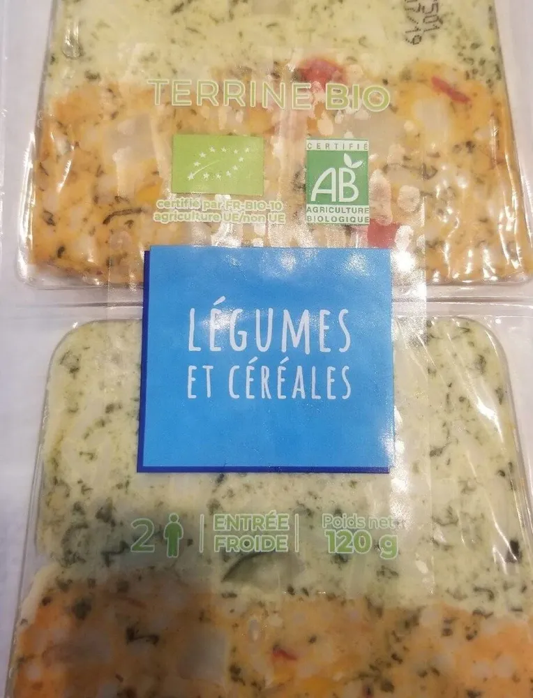 Terrine Bio Légumes et céréales