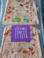 Terrine aux légumes confits et à la fêta bio
