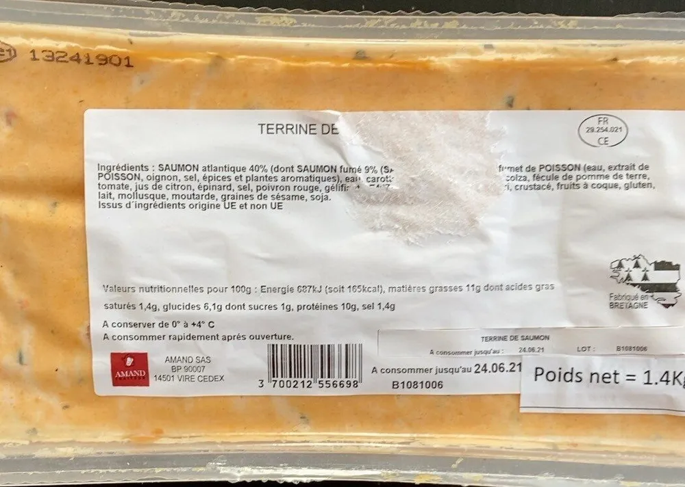 Terrine saumon