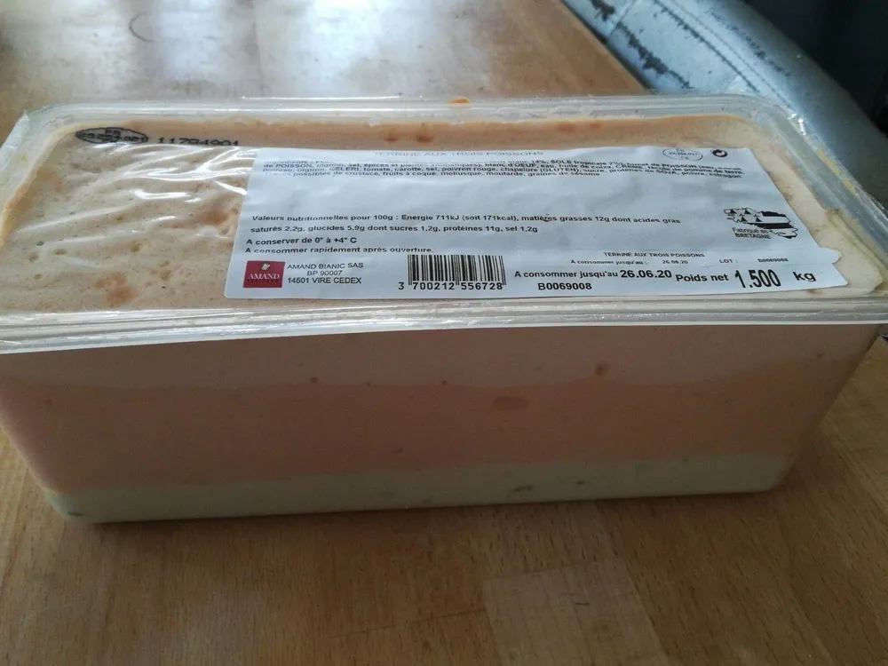 Terrine aux 3 poissons
