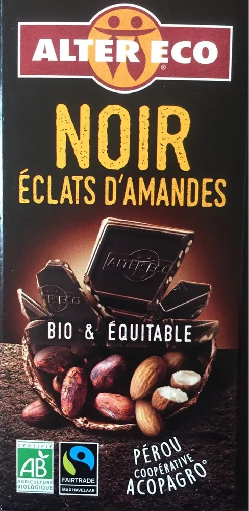 Chocolat Noir Éclats Amandes