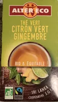 Thé vert citron vert gingembre bio & équitable
