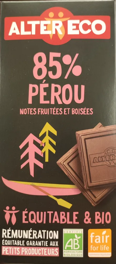Noir equitable 85% Pérou