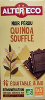 Noir quinoa soufflé
