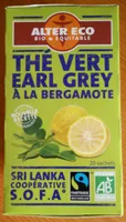 Thé vert Earl Grey à la bergamote