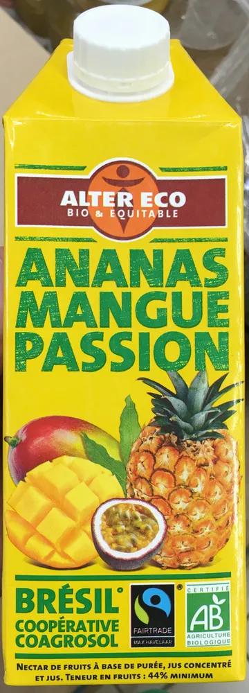 Nectar ananas mangue passion