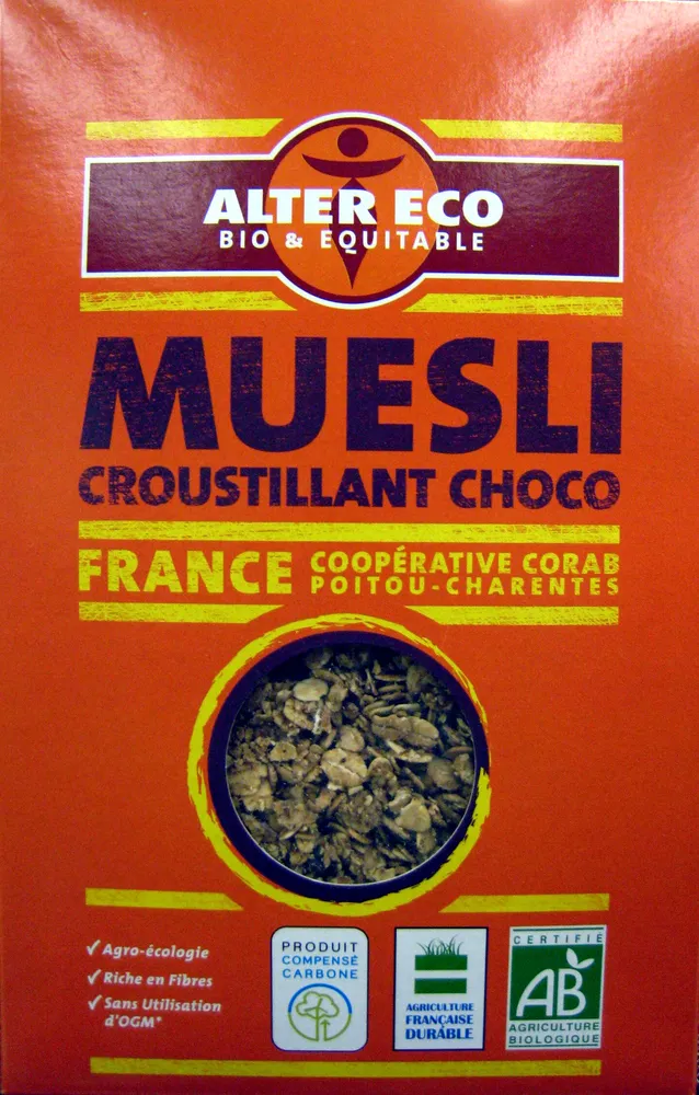 Muesli croustillant choco bio Alter Eco